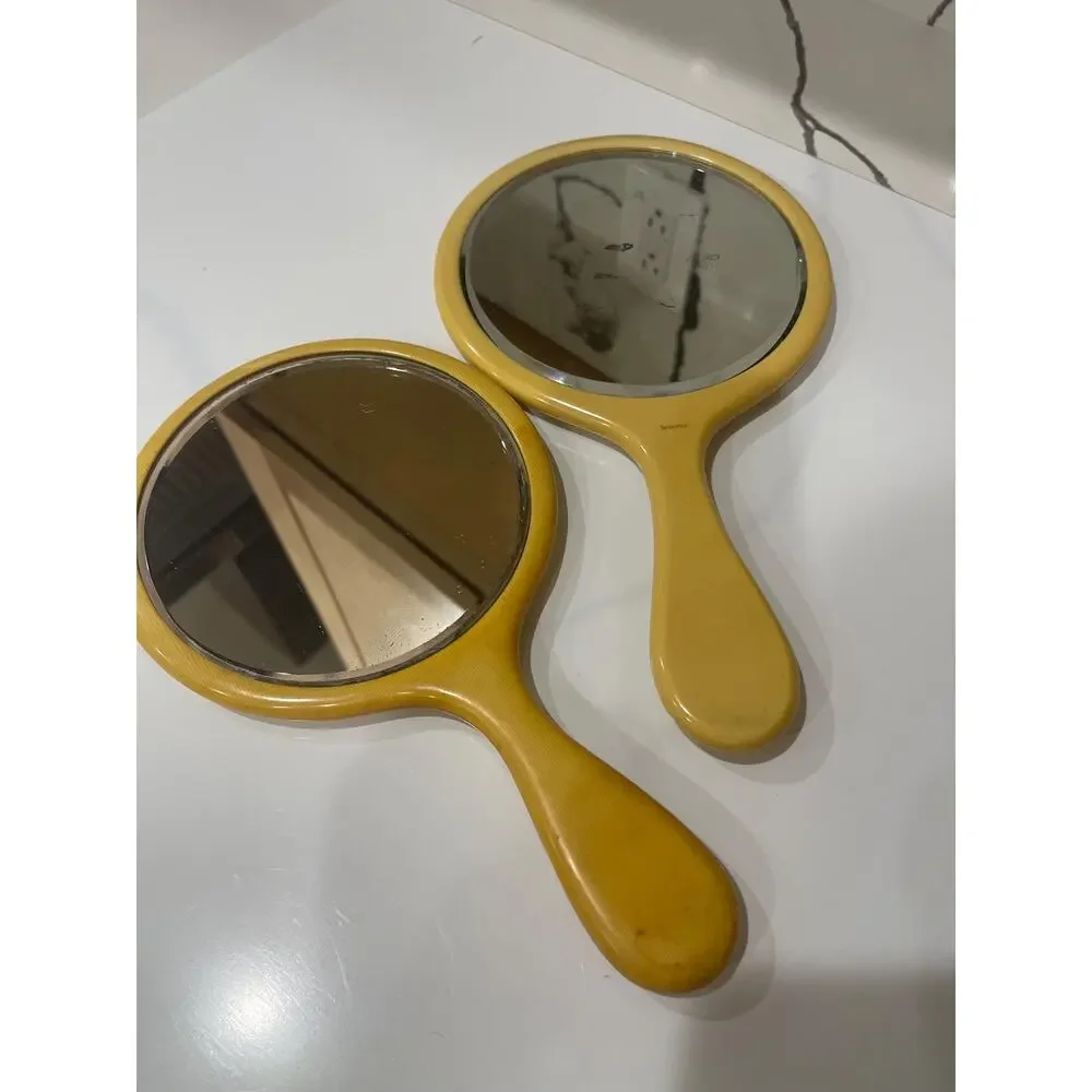 Vintage Celluloid Hand Mirrors 